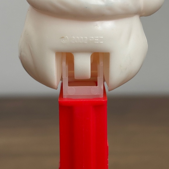 SANTA CLAUS Glasses Holiday CHRISTMAS Candy PEZ Dispenser Red & White Feet - Picture 6 of 9